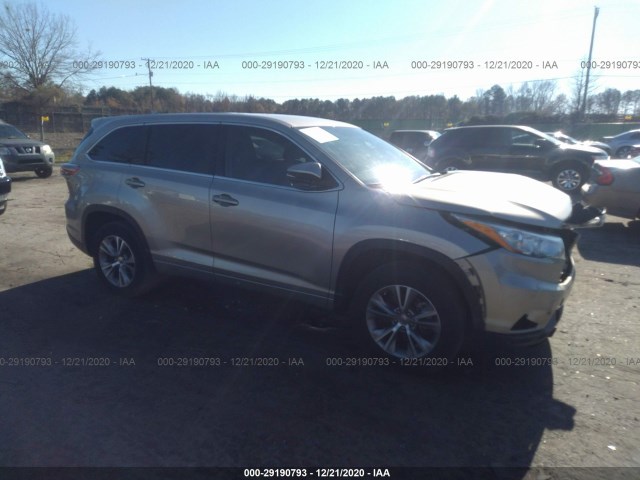 TOYOTA HIGHLANDER 2015 5tdzkrfh1fs085911