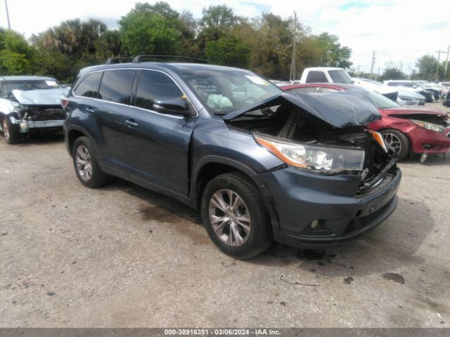 TOYOTA HIGHLANDER 2014 5tdzkrfh2es028115