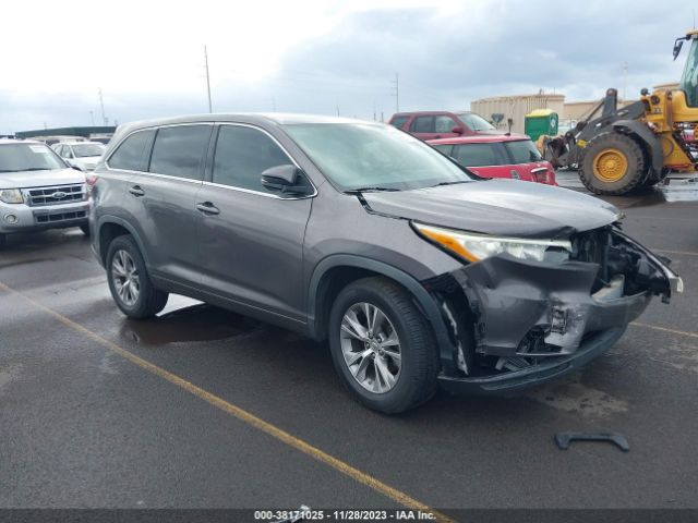 TOYOTA HIGHLANDER 2014 5tdzkrfh2es037672