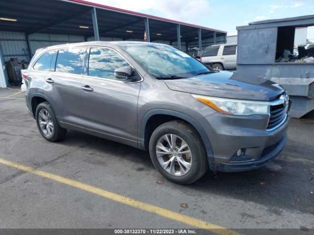 TOYOTA HIGHLANDER 2015 5tdzkrfh2fs045580