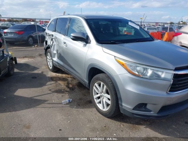 TOYOTA HIGHLANDER 2015 5tdzkrfh2fs066123