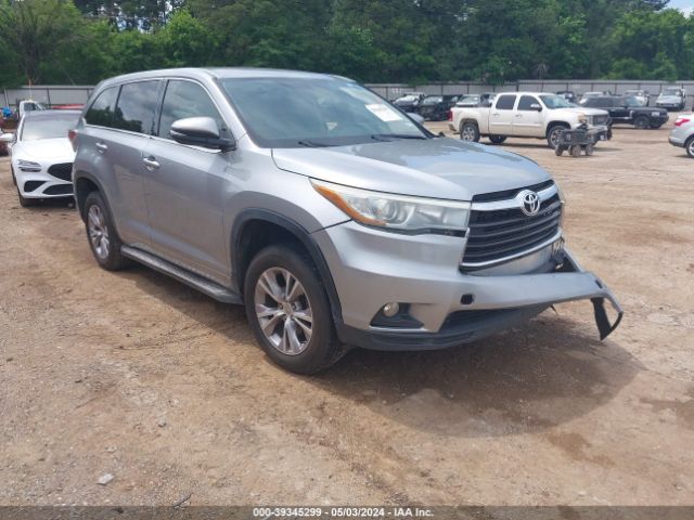 TOYOTA HIGHLANDER 2015 5tdzkrfh2fs080300