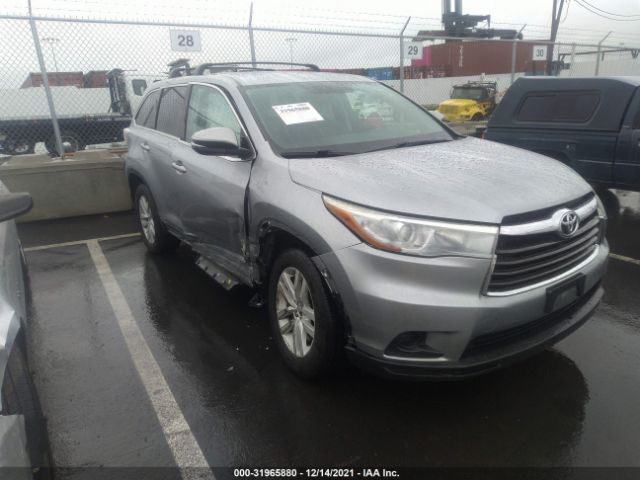 TOYOTA HIGHLANDER 2016 5tdzkrfh2gs123602