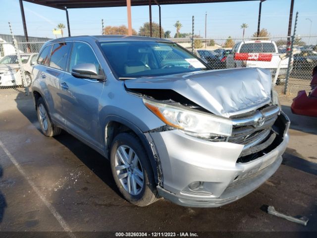 TOYOTA HIGHLANDER 2016 5tdzkrfh2gs133353