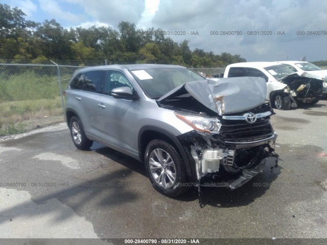 TOYOTA HIGHLANDER 2016 5tdzkrfh2gs133756