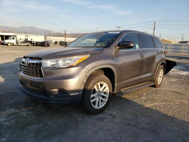 TOYOTA HIGHLANDER 2016 5tdzkrfh2gs146295