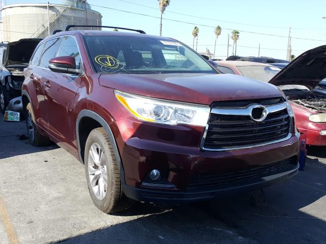 TOYOTA HIGHLANDER 2016 5tdzkrfh2gs163940