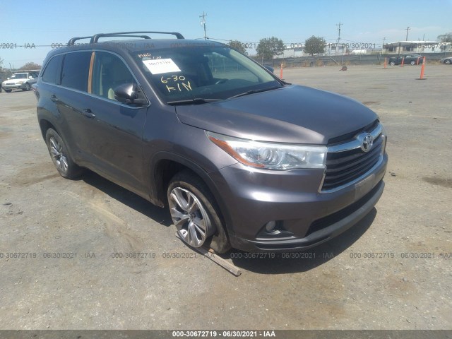 TOYOTA HIGHLANDER 2016 5tdzkrfh2gs164067