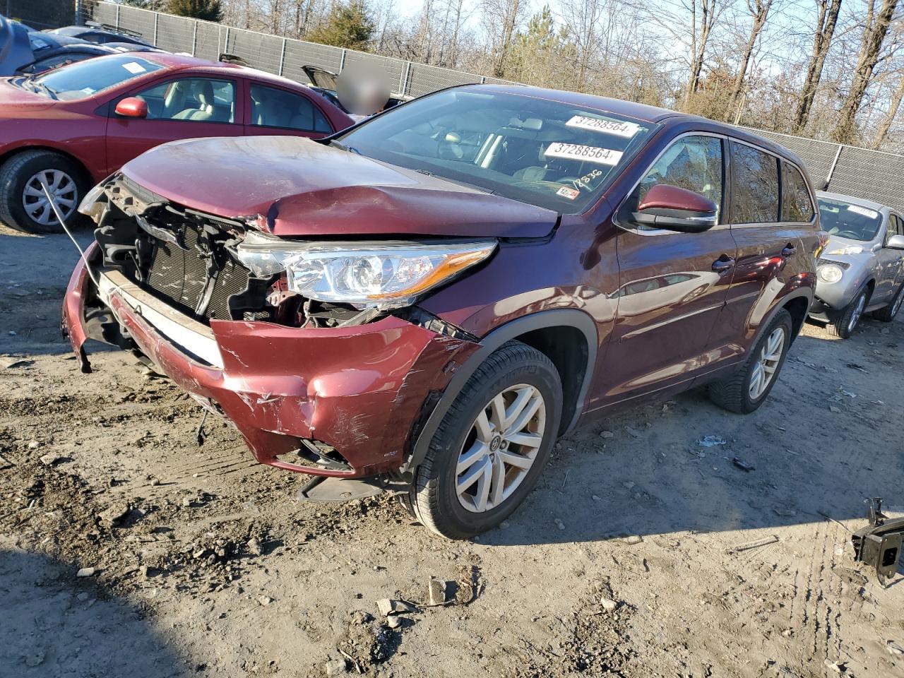 TOYOTA HIGHLANDER 2016 5tdzkrfh2gs174341