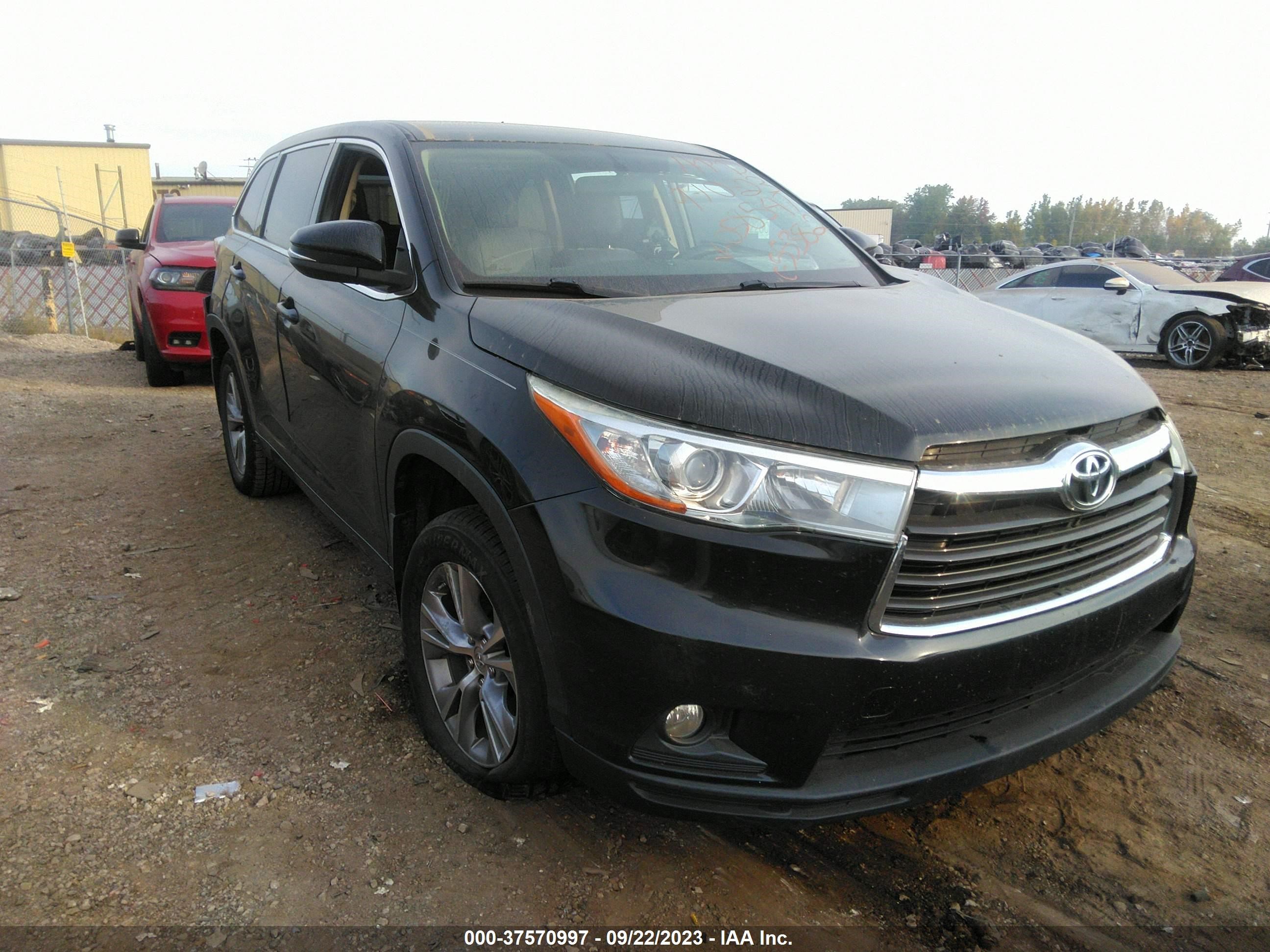 TOYOTA HIGHLANDER 2015 5tdzkrfh3fs058547