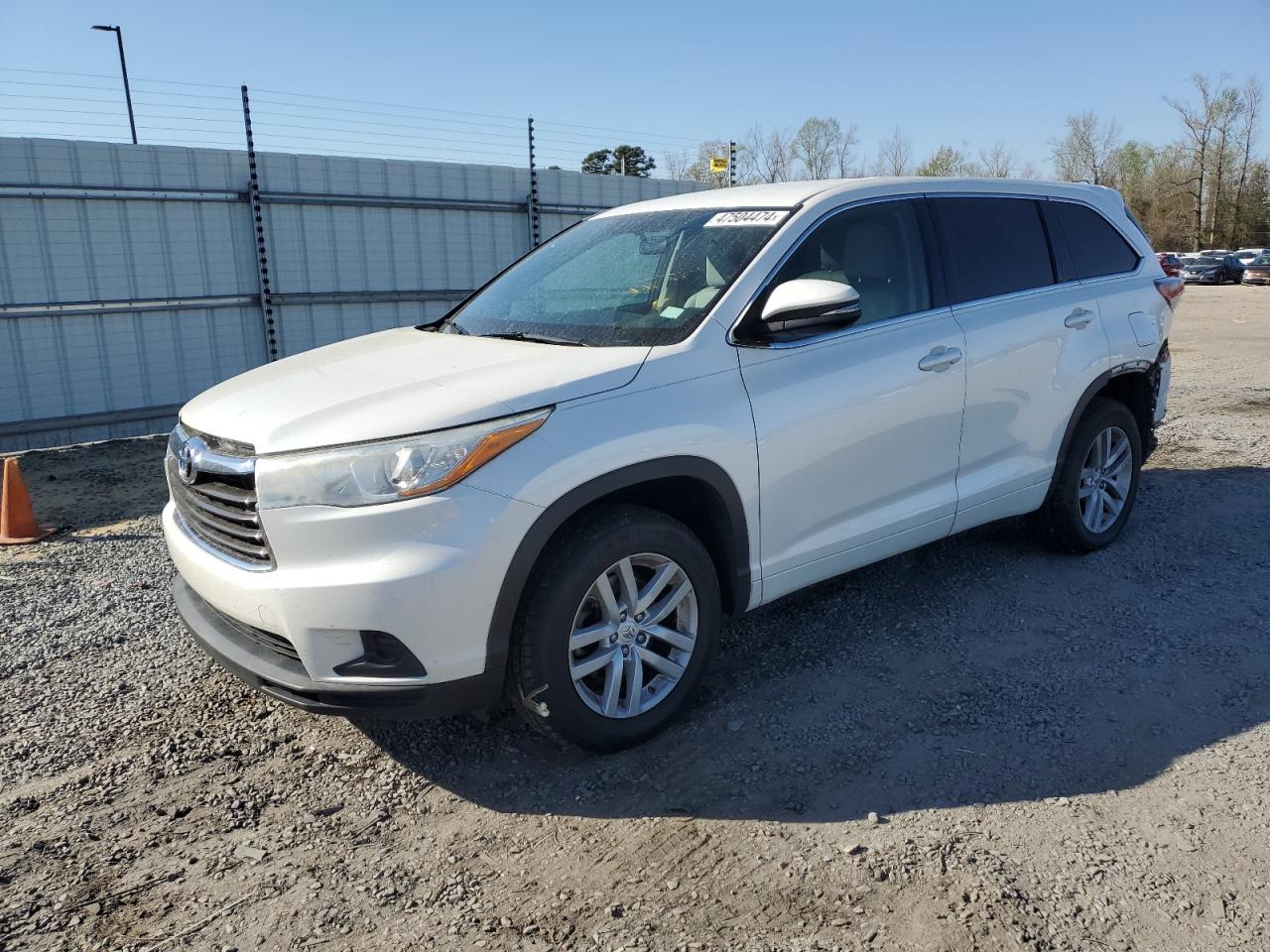 TOYOTA HIGHLANDER 2015 5tdzkrfh3fs059875