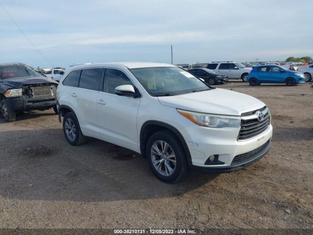 TOYOTA HIGHLANDER 2015 5tdzkrfh3fs092293