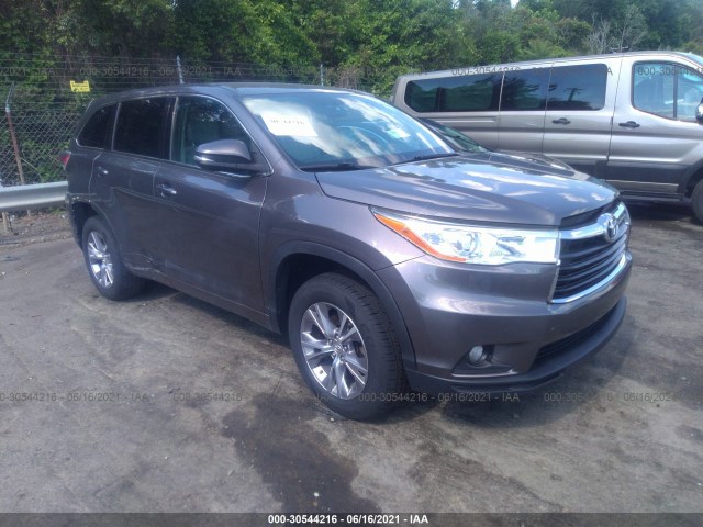 TOYOTA HIGHLANDER 2015 5tdzkrfh3fs116138