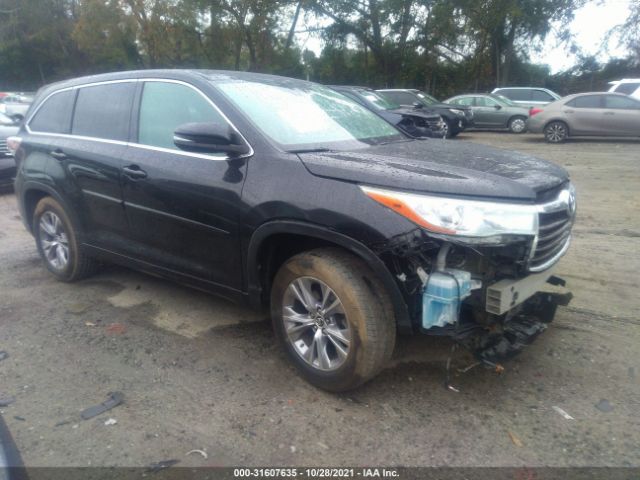 TOYOTA HIGHLANDER 2016 5tdzkrfh3gs125133