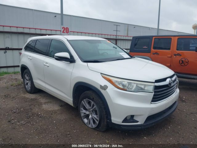 TOYOTA HIGHLANDER 2016 5tdzkrfh3gs135077