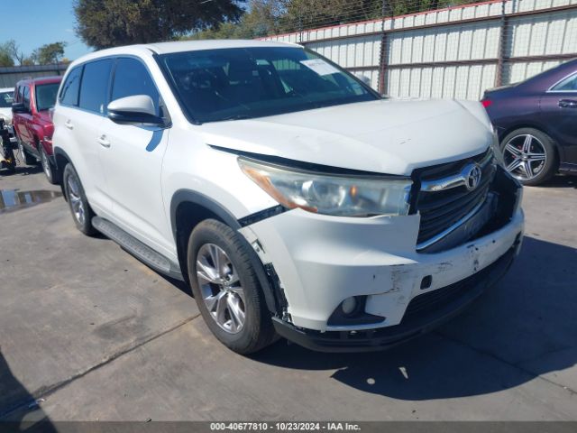 TOYOTA HIGHLANDER 2016 5tdzkrfh3gs182061