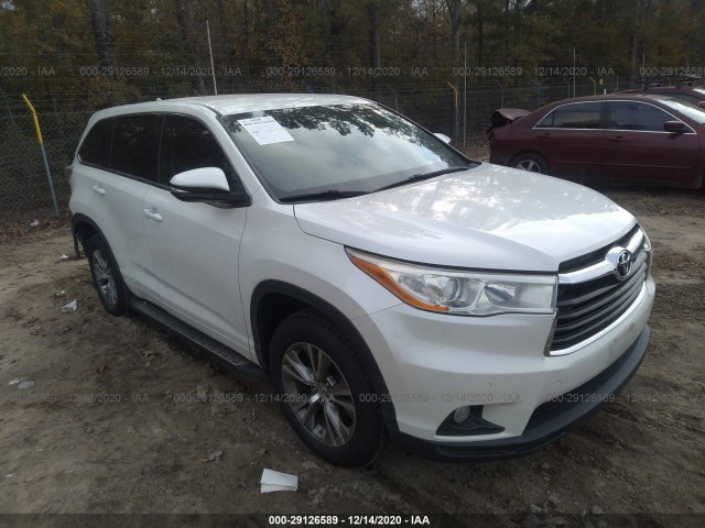 TOYOTA HIGHLANDER 2014 5tdzkrfh4es006861