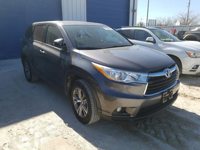 TOYOTA HIGHLANDER 2014 5tdzkrfh4es010439