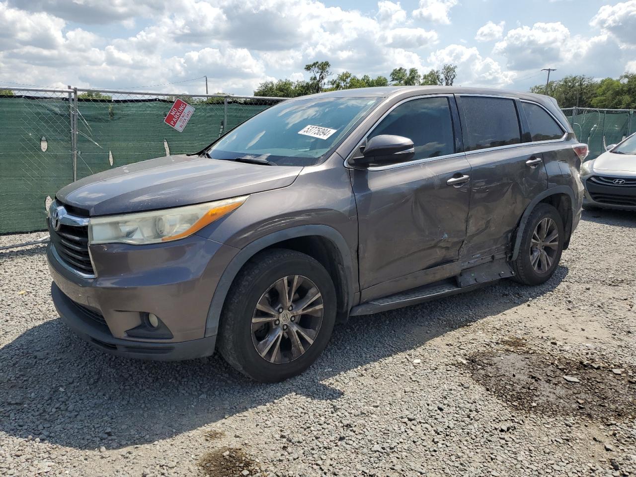 TOYOTA HIGHLANDER 2014 5tdzkrfh4es032019