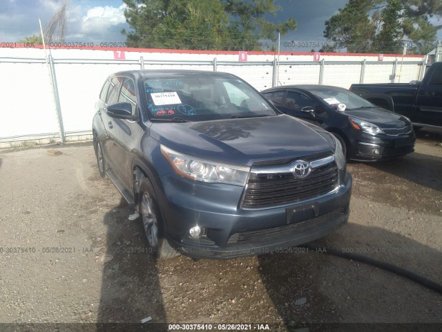 TOYOTA HIGHLANDER 2015 5tdzkrfh4fs041126