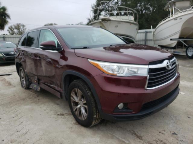 TOYOTA HIGHLANDER 2015 5tdzkrfh4fs109621