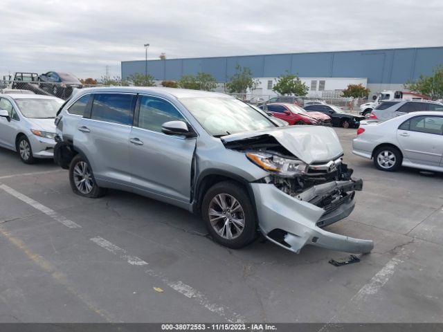 TOYOTA HIGHLANDER 2015 5tdzkrfh4fs113958