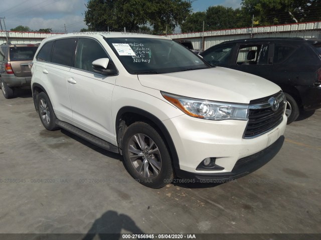 TOYOTA HIGHLANDER 2016 5tdzkrfh4gs128493