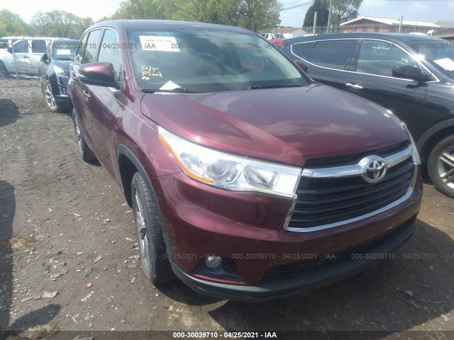 TOYOTA HIGHLANDER 2014 5tdzkrfh5es014001