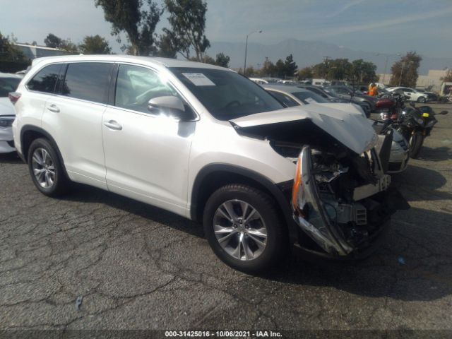 TOYOTA HIGHLANDER 2014 5tdzkrfh5es036970