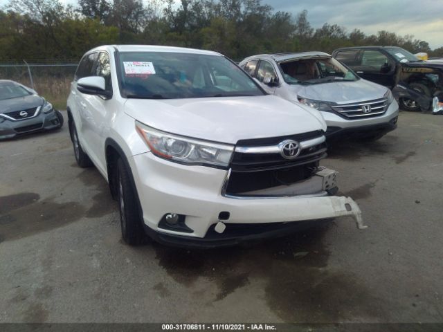 TOYOTA HIGHLANDER 2015 5tdzkrfh5fs055827