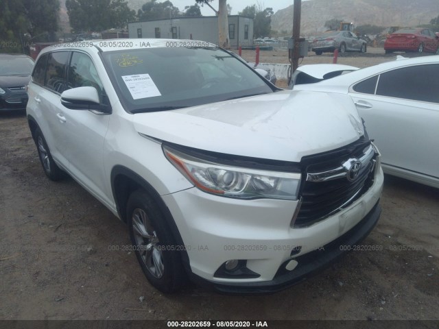 TOYOTA HIGHLANDER 2015 5tdzkrfh5fs066388