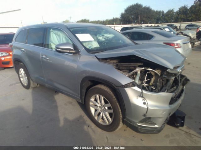 TOYOTA HIGHLANDER 2015 5tdzkrfh5fs087595