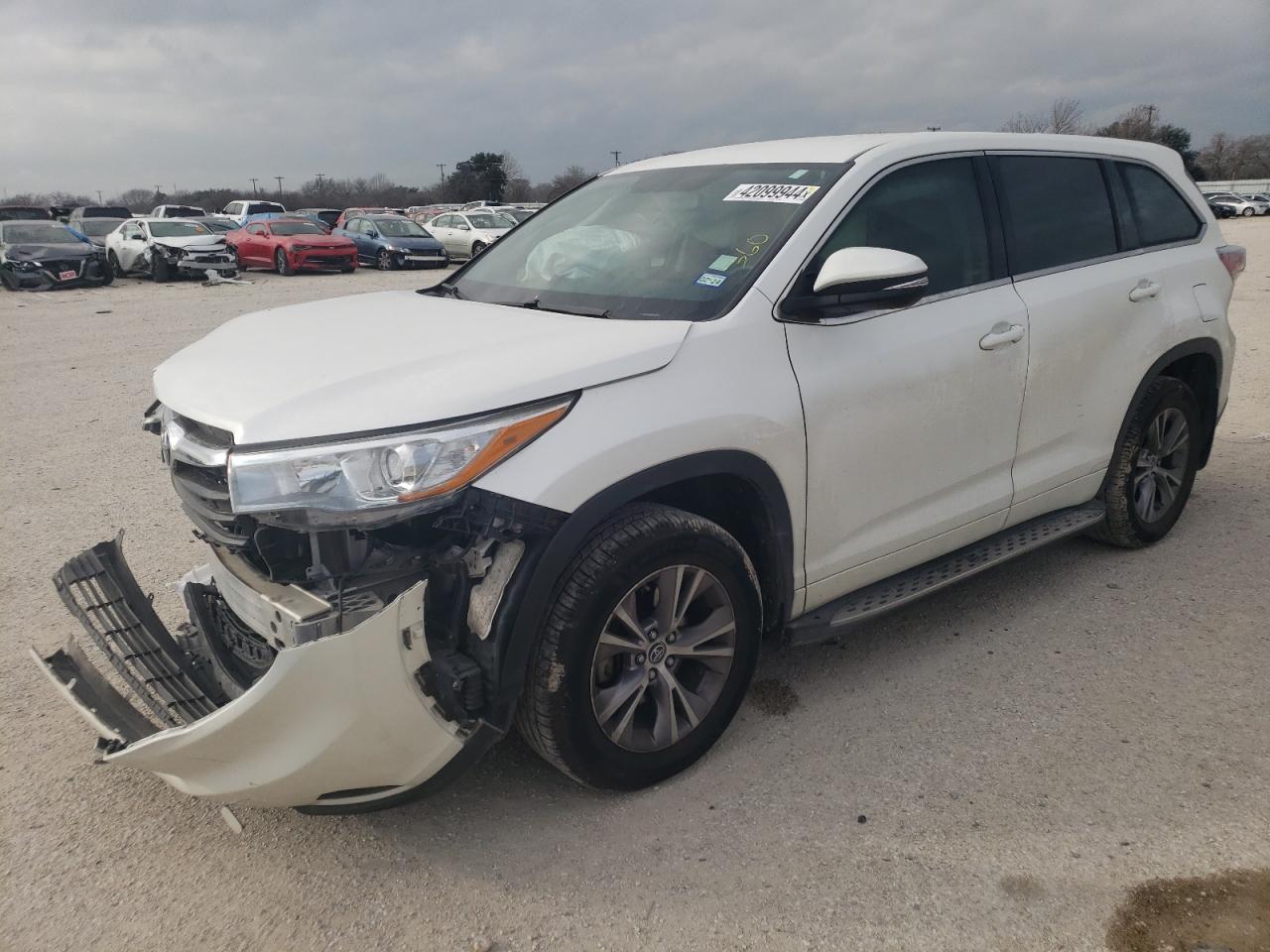 TOYOTA HIGHLANDER 2016 5tdzkrfh5gs133668