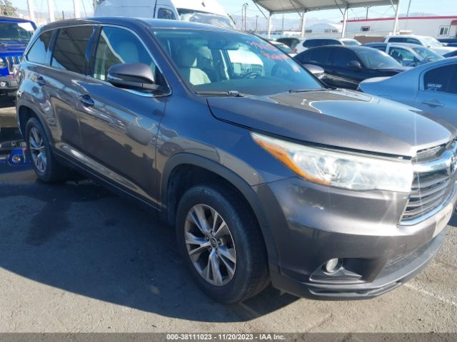 TOYOTA HIGHLANDER 2016 5tdzkrfh5gs160255