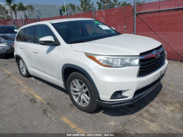 TOYOTA HIGHLANDER 2016 5tdzkrfh5gs178254