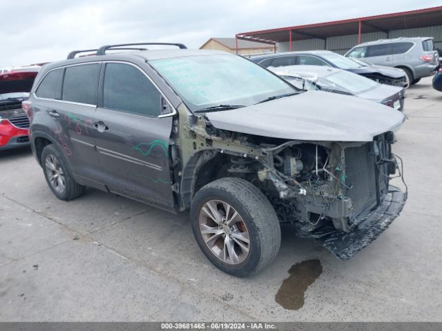 TOYOTA HIGHLANDER 2014 5tdzkrfh6es022270