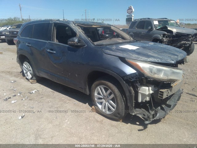 TOYOTA HIGHLANDER 2015 5tdzkrfh6fs051706