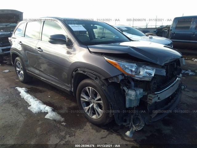 TOYOTA HIGHLANDER 2015 5tdzkrfh6fs067131