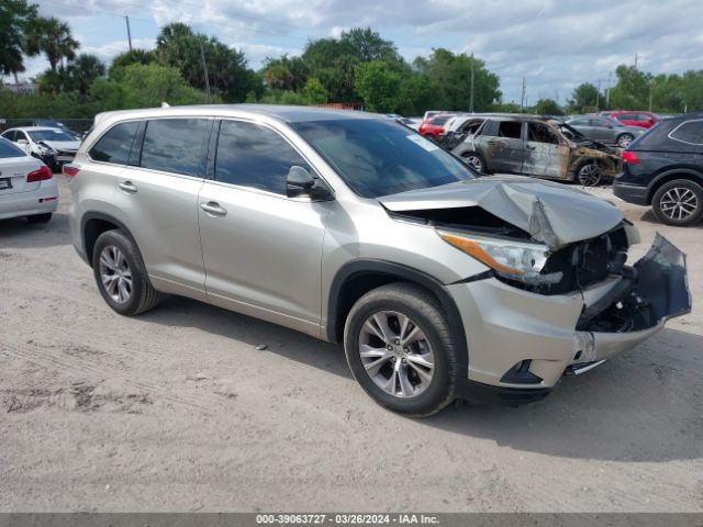 TOYOTA HIGHLANDER 2015 5tdzkrfh6fs073012