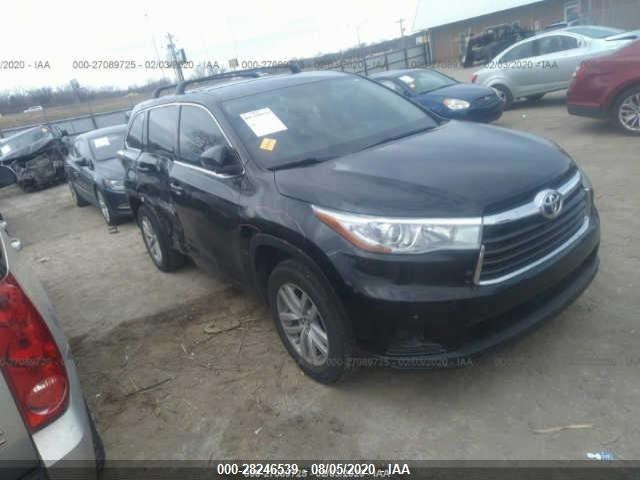 TOYOTA HIGHLANDER 2016 5tdzkrfh6gs138538