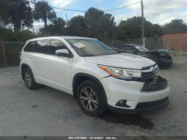 TOYOTA HIGHLANDER 2014 5tdzkrfh7es024903