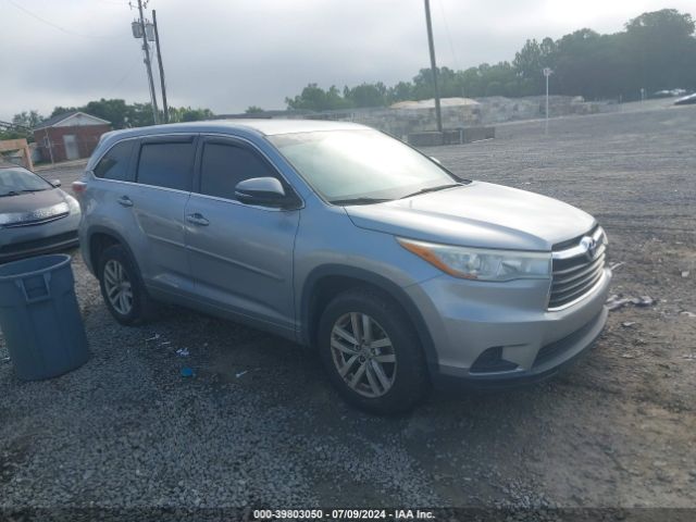 TOYOTA HIGHLANDER 2015 5tdzkrfh7fs049804