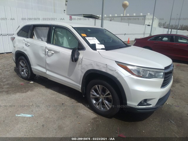 TOYOTA HIGHLANDER 2015 5tdzkrfh7fs059734