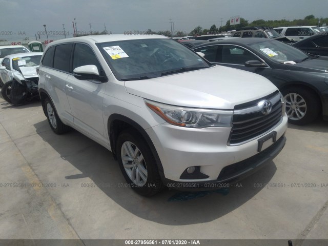 TOYOTA HIGHLANDER 2015 5tdzkrfh7fs079322