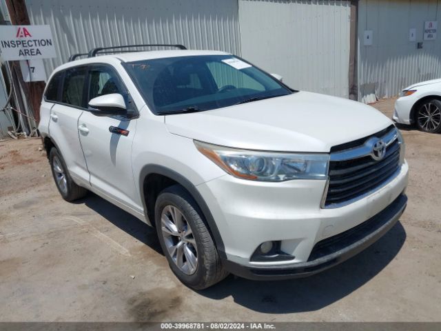 TOYOTA HIGHLANDER 2015 5tdzkrfh7fs103554