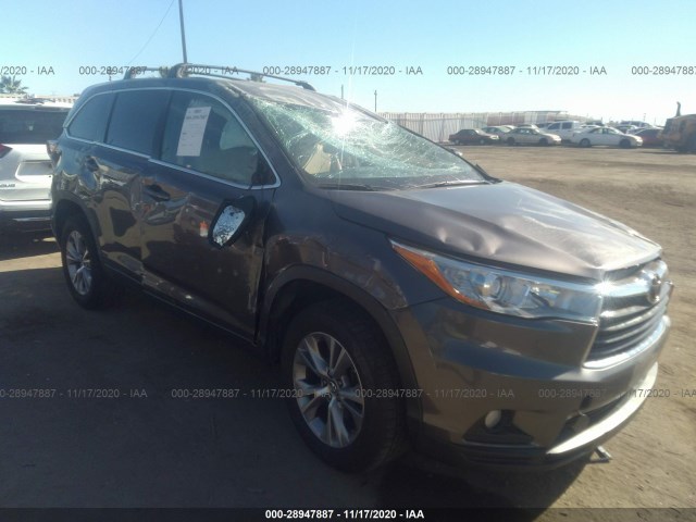 TOYOTA HIGHLANDER 2016 5tdzkrfh7gs121098