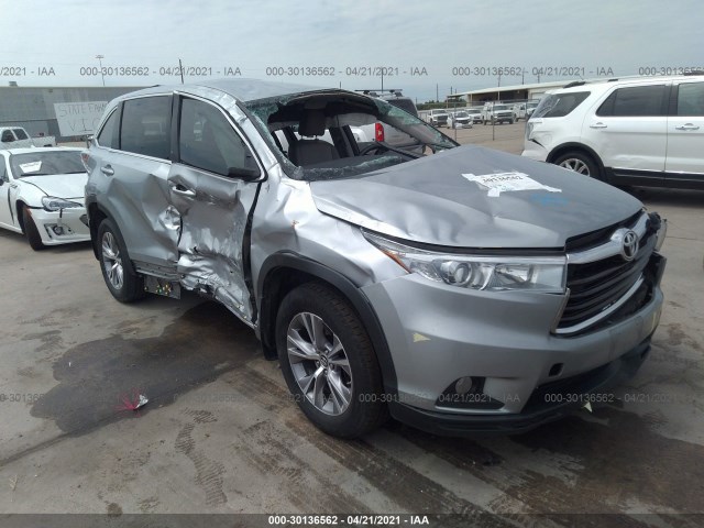 TOYOTA HIGHLANDER 2016 5tdzkrfh7gs153677