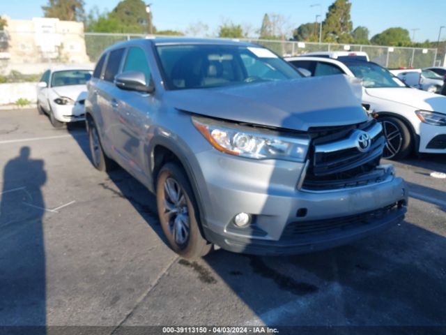 TOYOTA HIGHLANDER 2016 5tdzkrfh7gs178689