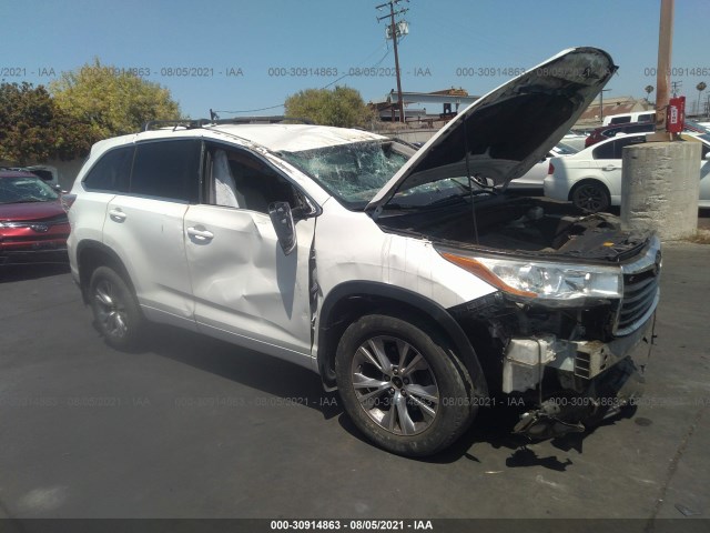 TOYOTA HIGHLANDER 2014 5tdzkrfh8es027342