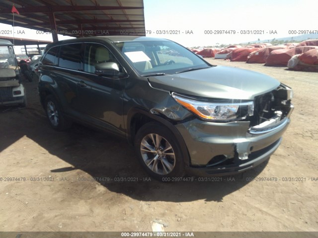 TOYOTA HIGHLANDER 2014 5tdzkrfh8es037207